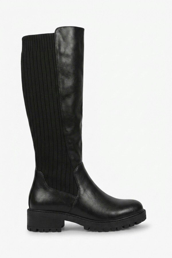 ikrush Aurelia Zip Up Knee High Boots