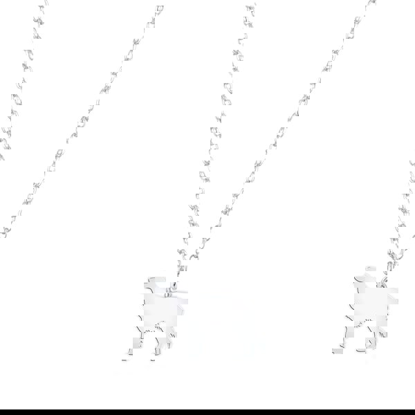 Mylee London Kooikerhondje Silhouette Silver Necklace - Personalised