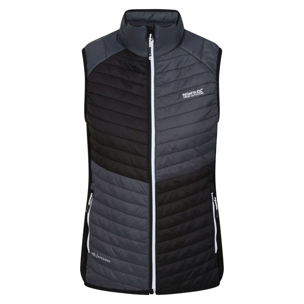 Regatta Womens/Ladies Trutton Baffled Gilet - Seal Grey/Black