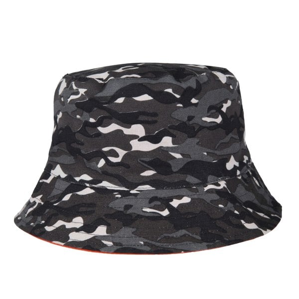 Regatta Childrens/Kids Flip Reversible Bucket Hat - Black/Persimmon