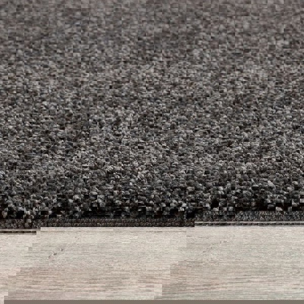 Washable Charcoal Shaggy Rug | British-Made Luxury |The Rug