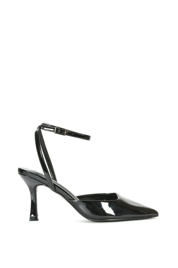 XY LONDON Pointed Toe Stiletto Heels With Ankle Strap