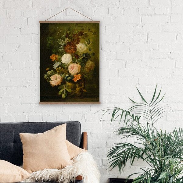 Love Frankie Vintage Dutch Flowers Wall Hanging