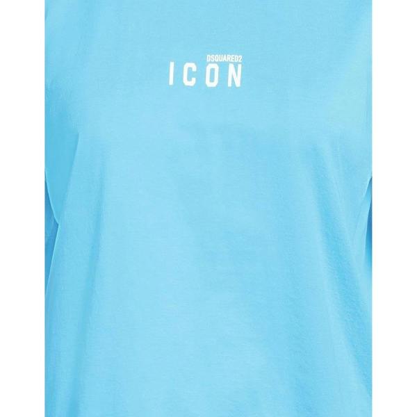 DSQUARED2 Icon Small Chest Logo Light Blue  T-Shirt XS