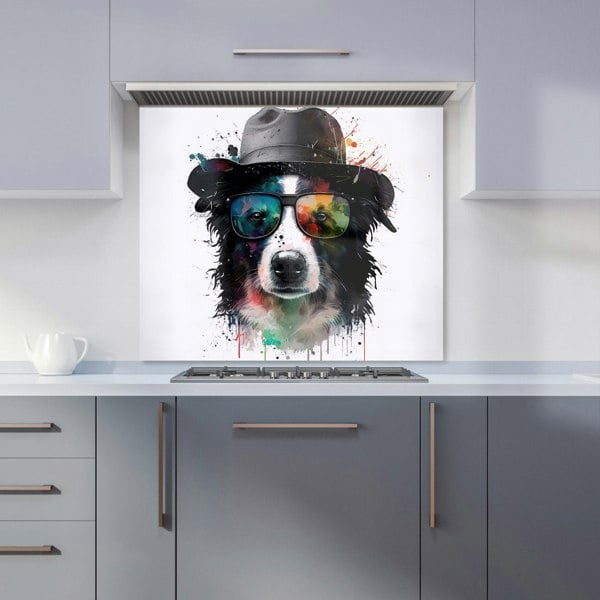 Warren Reed - Designer Border Collie Dog Kitchen Splashback