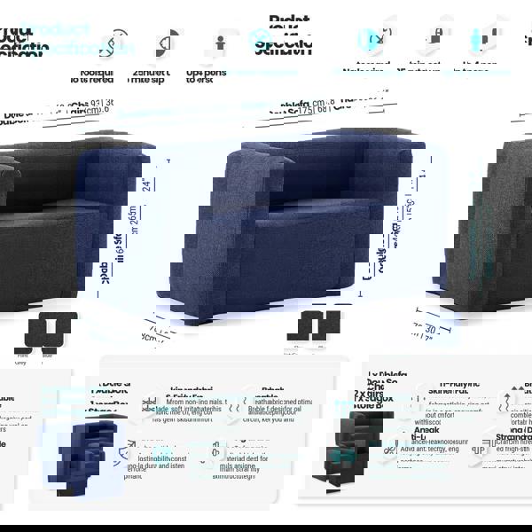 Inflatable Chair and Double Sofa Set Outdoor Furniture Wave Spas UK