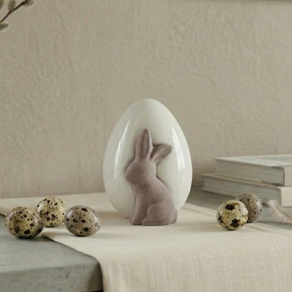 Garden Greatness Springtime Egg With Bunny Ornament
