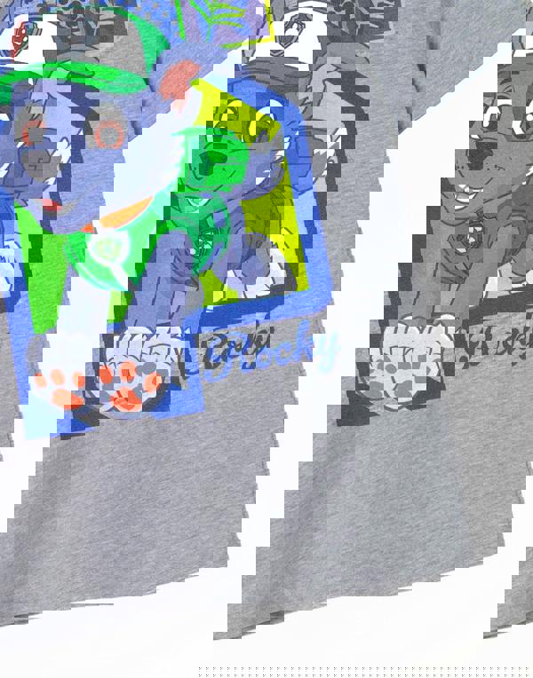 Paw Patrol Boys Grey Rocky Short Sleeved T-Shirt