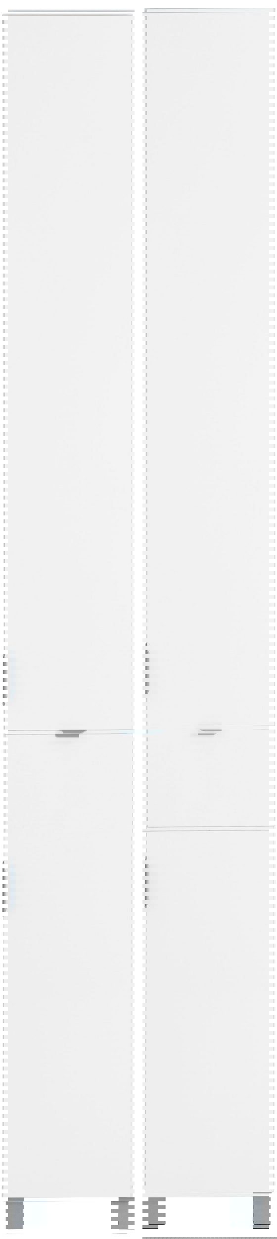 Dorel Home Atlas High Cabinet 1+1Door 1Drawer - White