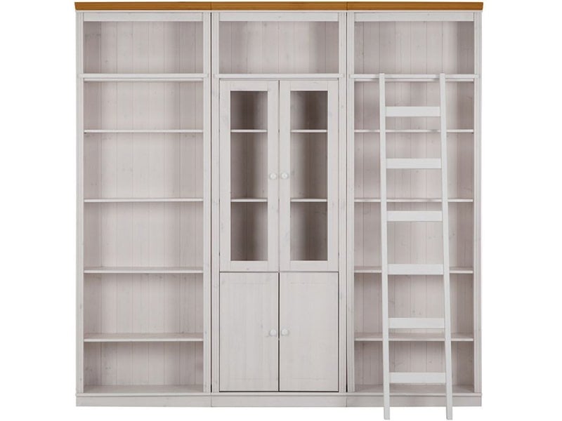 Dorel Home Anita Wall Unit D in White Honey