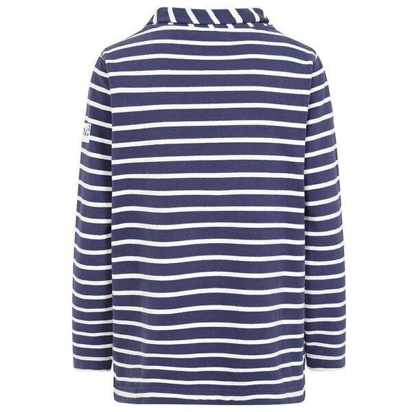 Lazy Jacks LJ94S - Striped Roll Neck Sweatshirt - Twilight