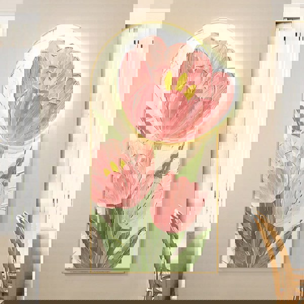 Luminous Tulip Mural Wall Art With Light-Ritconcept-Rit Concept