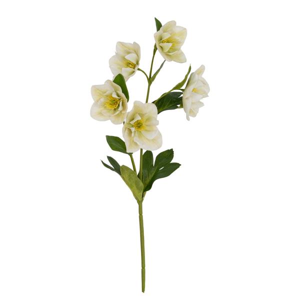 Hill Interiors Hellebore Artificial Flower - White - 