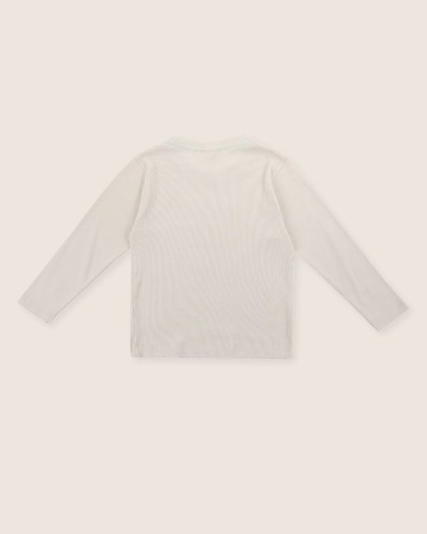 organic cotton White Wild Solgan Print Top - image 6