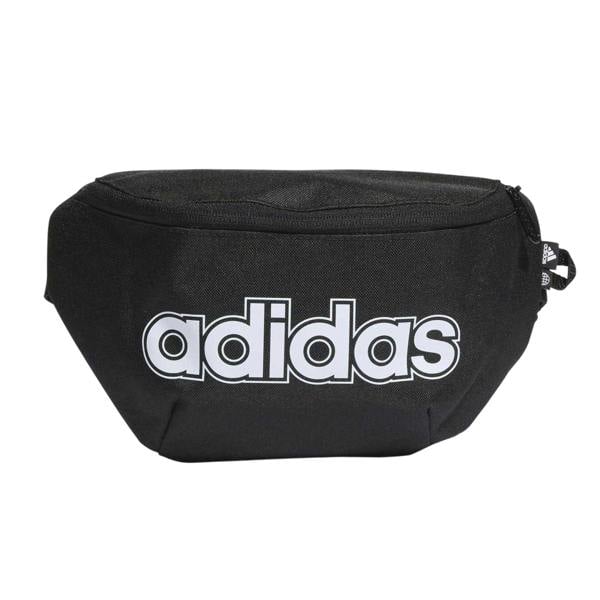 Adidas Linear Logo Waist Bag - Black/White - 
