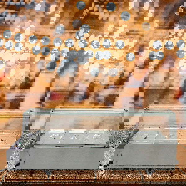 KuKoo 3 Pan Wet Well Bain Marie