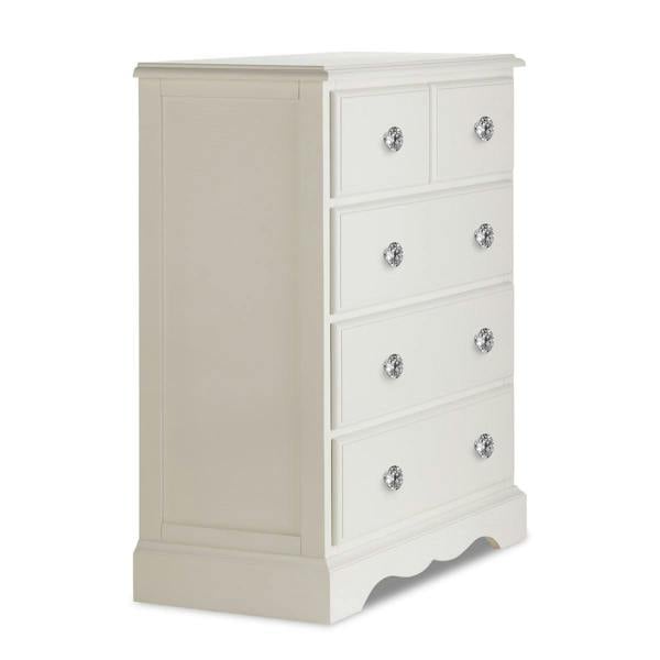 Statement Furniture Romance 2 Over 3 Chest of Drawers with Crystal Handles