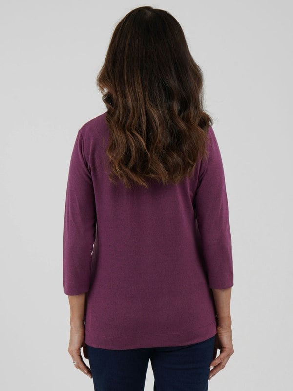 TIGI-Wear Decorative Neckline Top