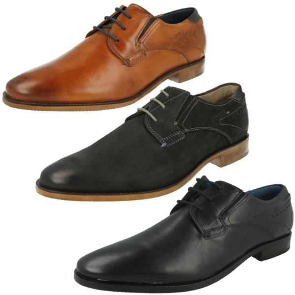 Bugatti Mens Bugatti Lace Up Formal Shoes