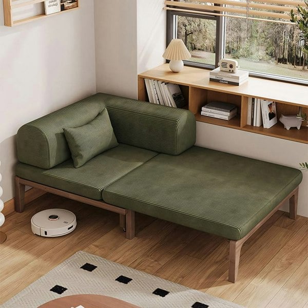 Rit Concept Al-Farsi Corner Sofa Bed, Single Sofa Chair, Corduroy