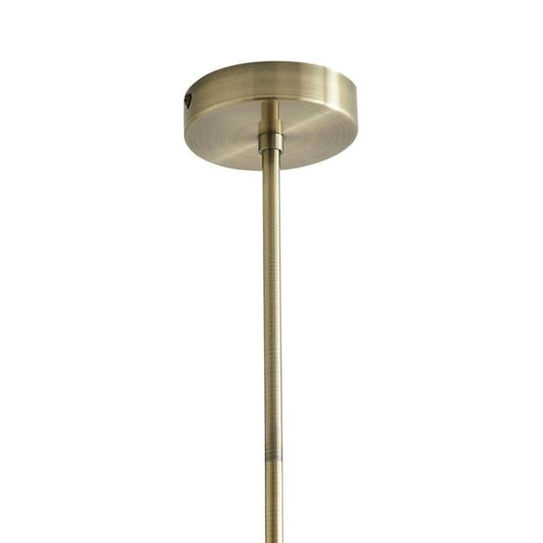 Pagazzi Lighting Maya 5-Light Antique Brass Semi-Flush Ceiling Light