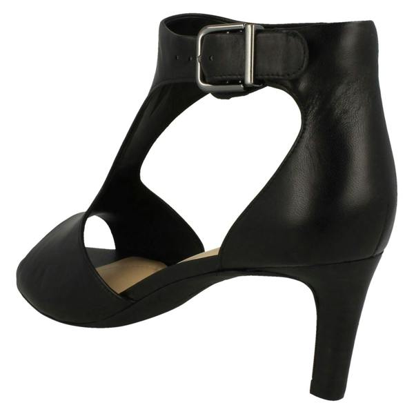 Clarks Ladies Clarks Peep Toe Heeled Sandals Laureti Star