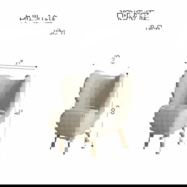 Rit Concept SweetHome Winni Armchair, Boucle