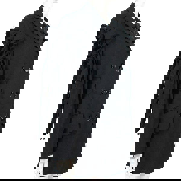 Simone Rocha double breasted fine wool jacket in black