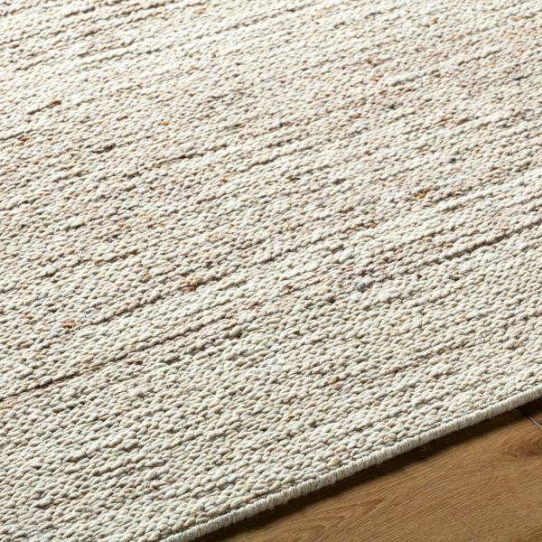 Livabliss Derby-Hand Tufted Ivory Beige Taupe Wool Cottage Rug