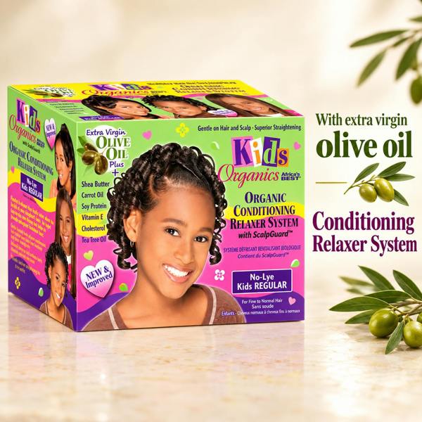Africa's Best Organics Kids No-Lye Relaxer Kit Regular