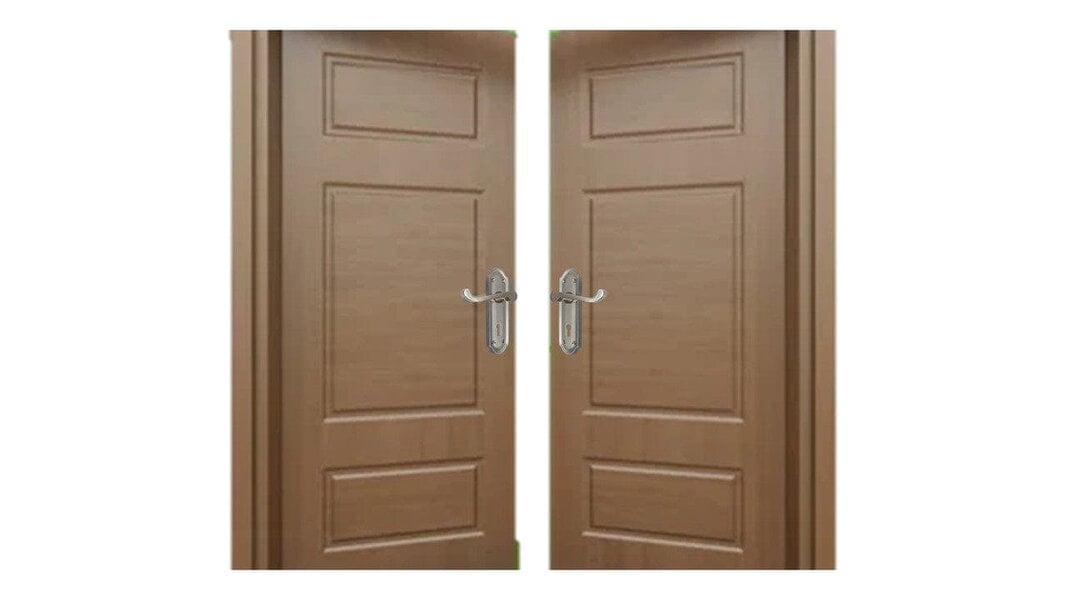EDH Door Hardware Askworth's Premium Satin Nickel Internal Lock Door Handle Set - Perfect for Internal Doors, 170mm x 48mm"