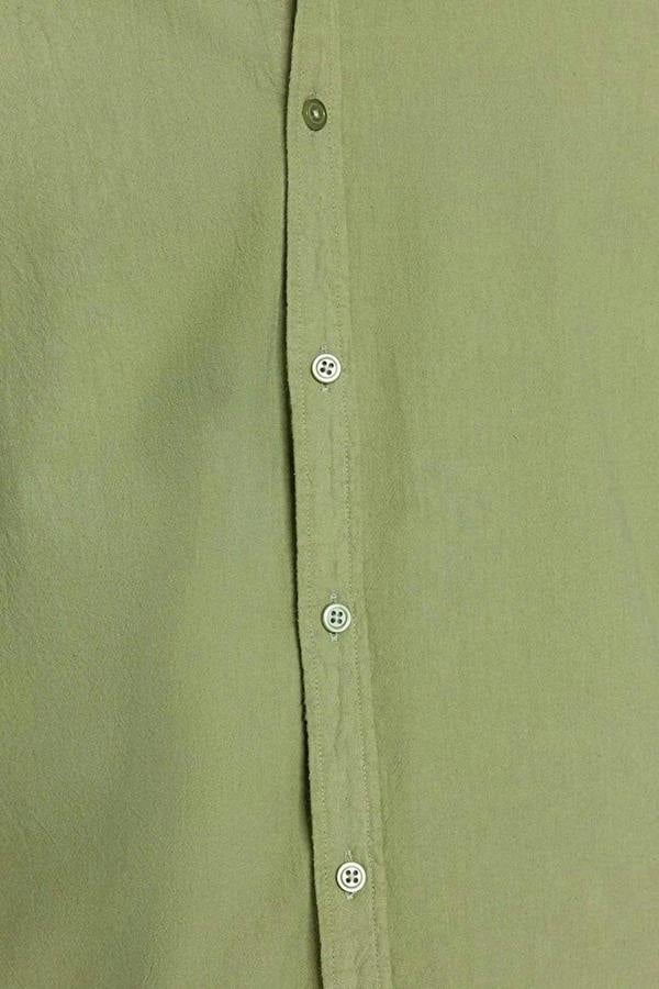 WOVCOR 100% Cotton Linen Look Men’s Shirt