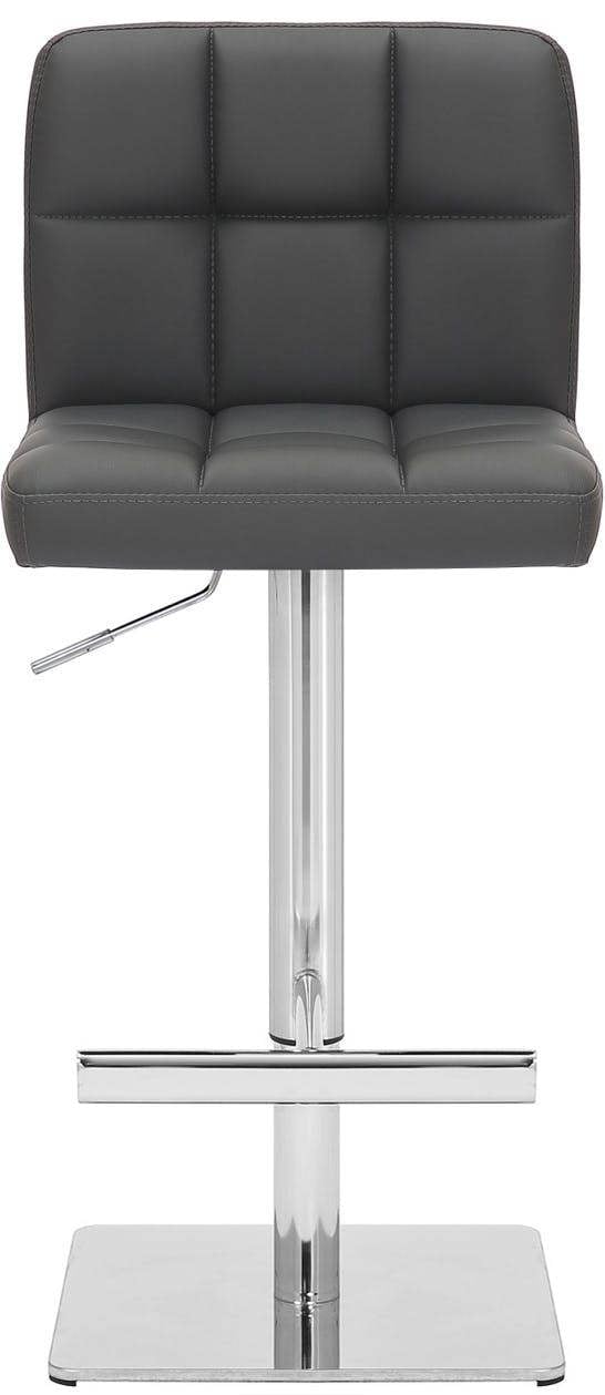 Lamboro Allegro Deluxe Kitchen and Breakfast Bar Stool, Adjustable Swivel Gas Lift, Charcoal Grey