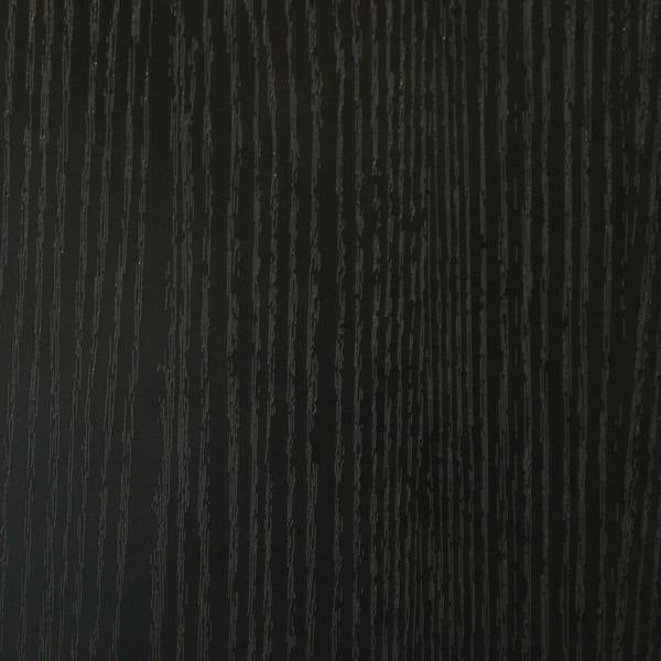Black woodgrain textured finish panel for wardrobe frame