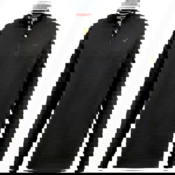 Duke Mens D555 Russel Embroidered Logo Fleece Kingsize Sweatshirt - Black - 