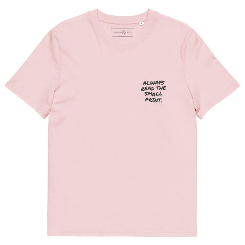 Anchor & Crew Small Print Annotations Organic Cotton T-Shirt