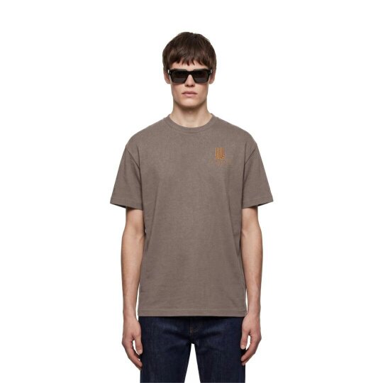 By Lanvin Paris Chest Logo Brown T-Shirt