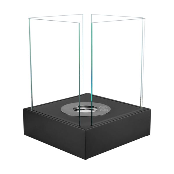 BIOFireplacesGMT Freestanding Bio Fireplace Black Matt – Sunset Garden Mini Ventless