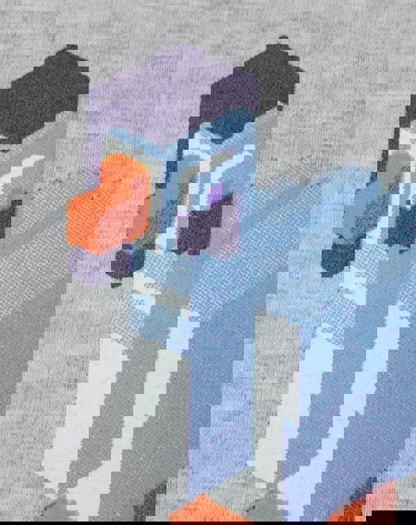 Crossy Road Boys Grey Chracters Short Sleeved T-Shirt