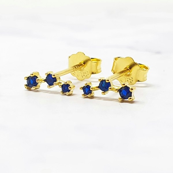 Sapphire September Birthstone Earrings Gift Set For Her