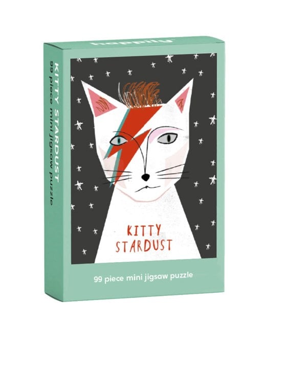 Happily Puzzles Kitty Stardust - 99 Piece Mini Jigsaw Puzzle