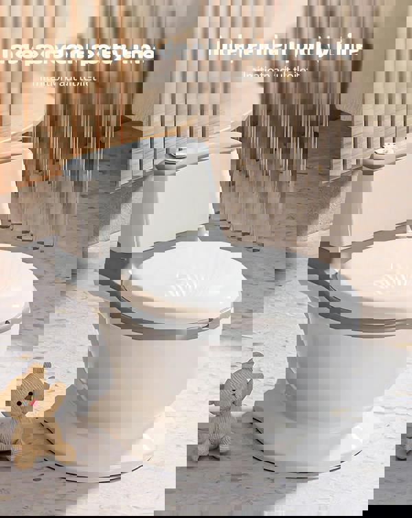 Dekko Kids Potty Trainer Seat Safety Toilet Training Toddler Non-Slip Grey