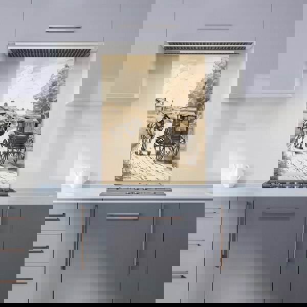 Warren Reed - Designer A Horse And His Cart Kitchen Splashback