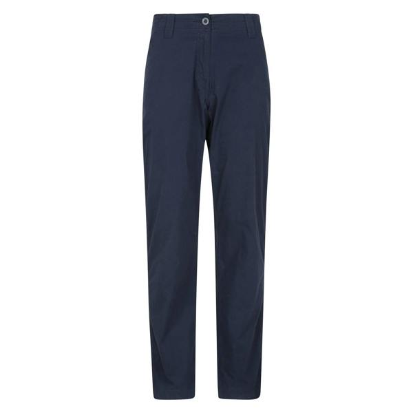Mountain Warehouse Womens/Ladies Coastal Stretch Long Length Trousers - Navy - 