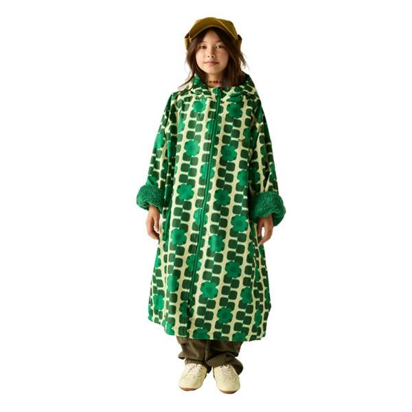 Regatta Girls Orla Kiely Giant Square Flower Changing Robe - Green - 