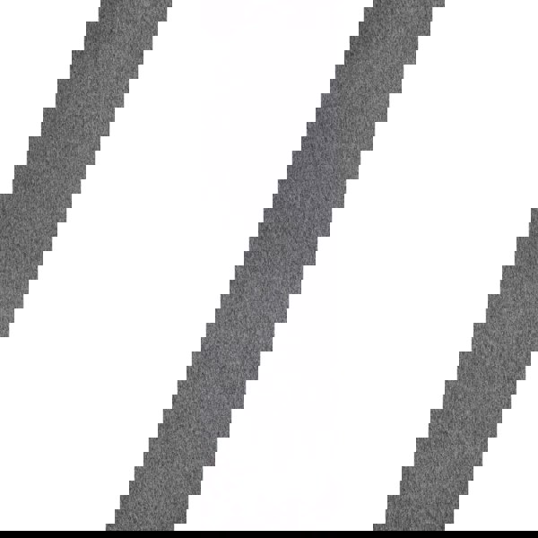  Grey Low Pile Area Rug Plain Design