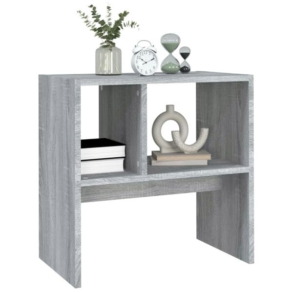 Berkfield Side Table Grey Sonoma 50x30x50 cm Engineered Wood
