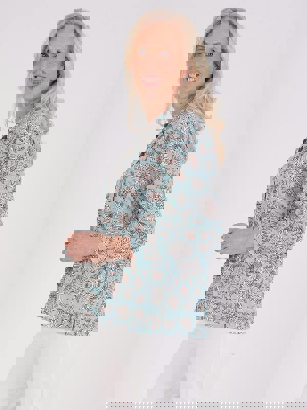 TIGI Persian Floral Print Shirt