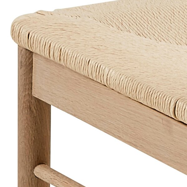 Wyld Haus Set of 2 Buenos Aires White Oak Wood Dining Chair