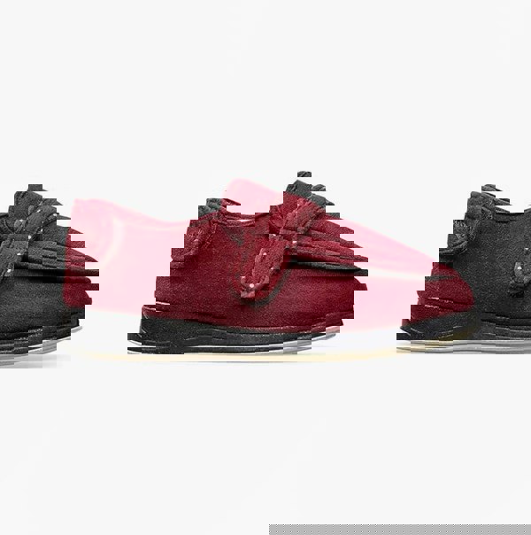 Padders ENFOLD Womens (EE Fit) Touch Fasten Full Slippers Burgundy